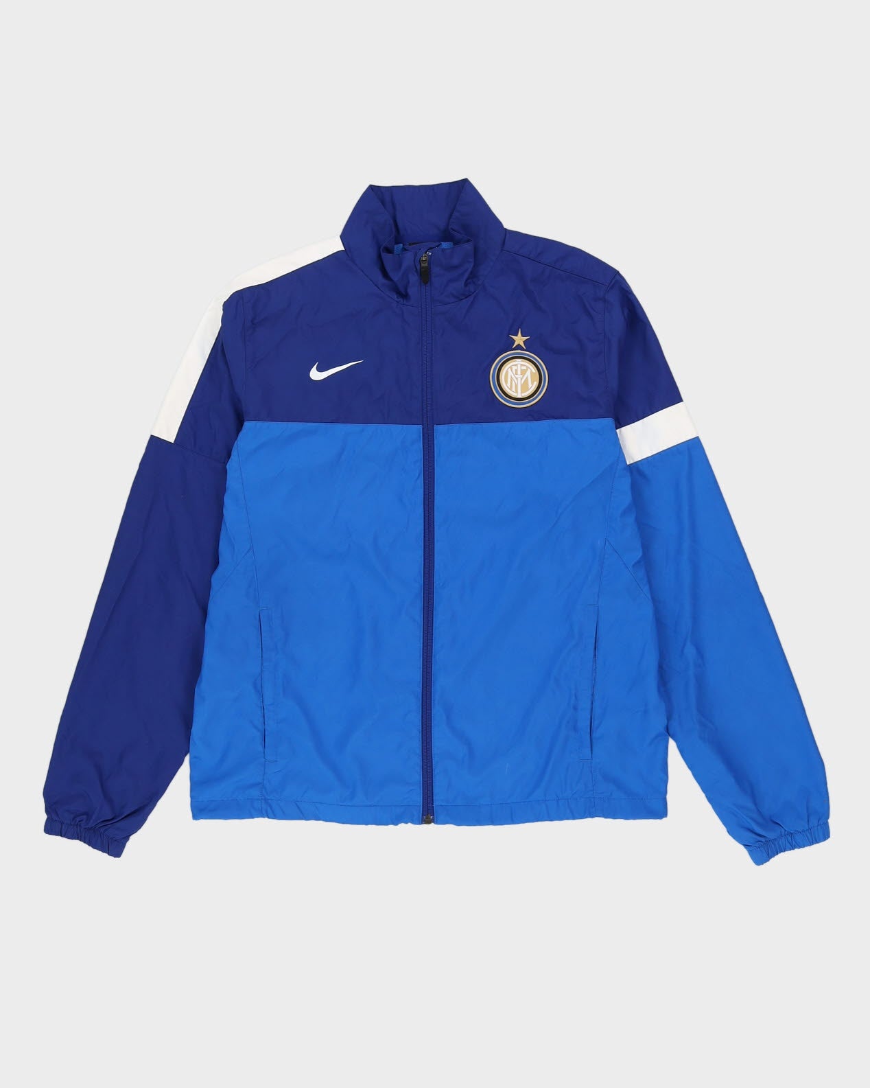 Nike Inter Milan Football Team Blue Track Jacket - M