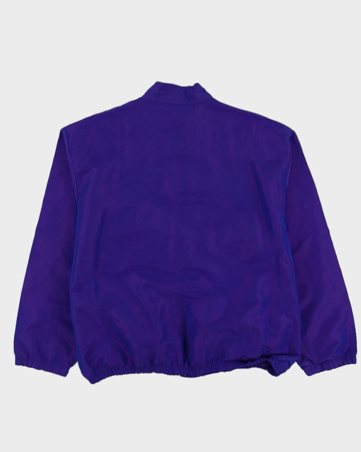Vintage 80s Surf Style Purple Iridescent Jacket - L
