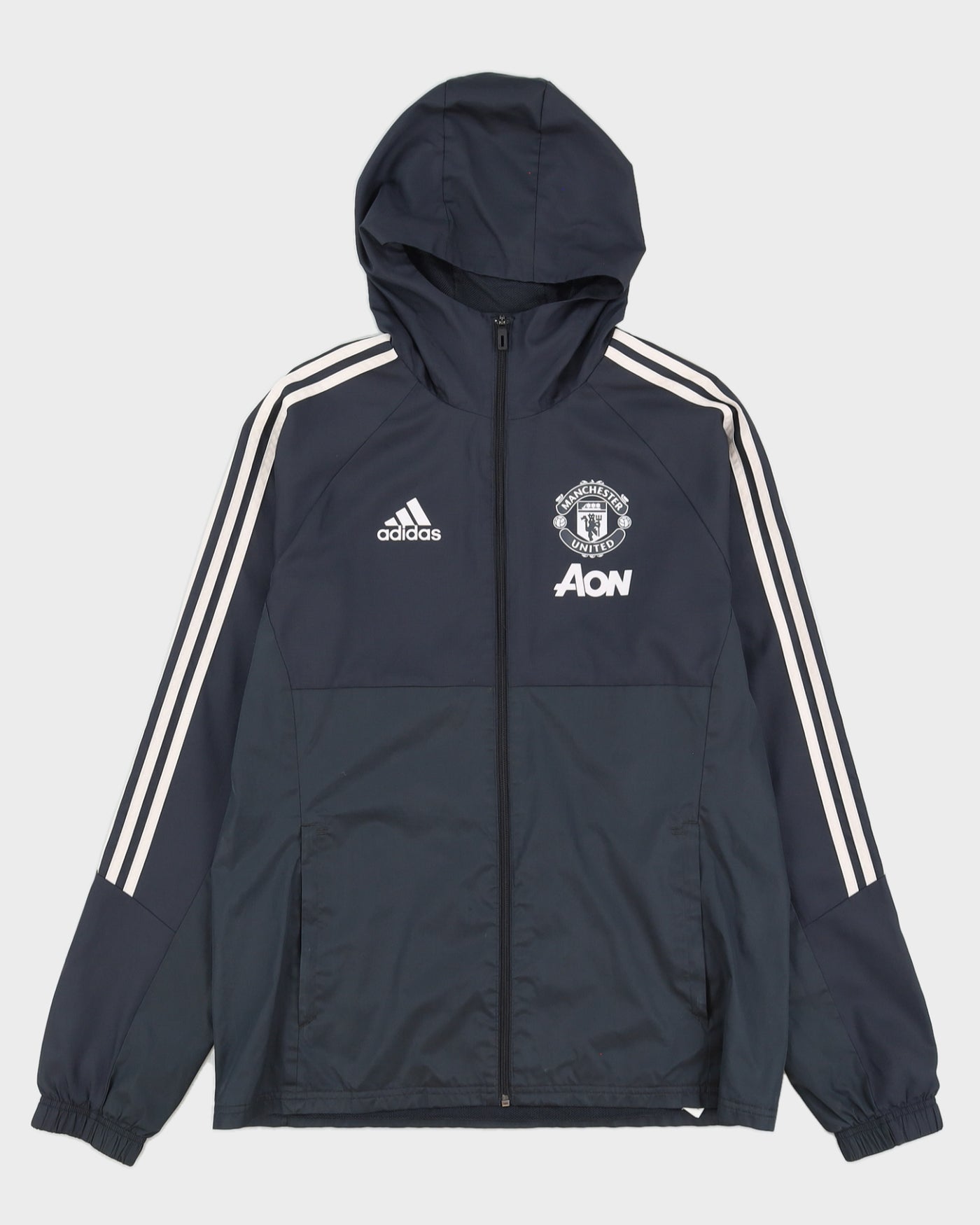 Adidas Manchester United Grey Track Jacket - M