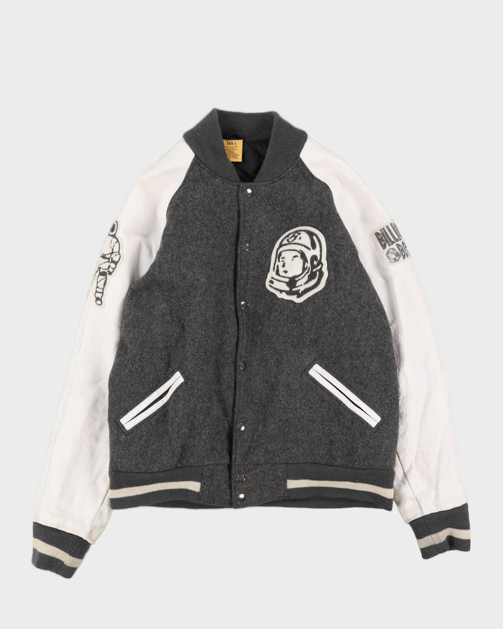 Billionaire Boys Club Grey Varsity Jacket - L