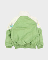 Vintage 90s Fisco Italian Sportswear Green Track Jacket - M