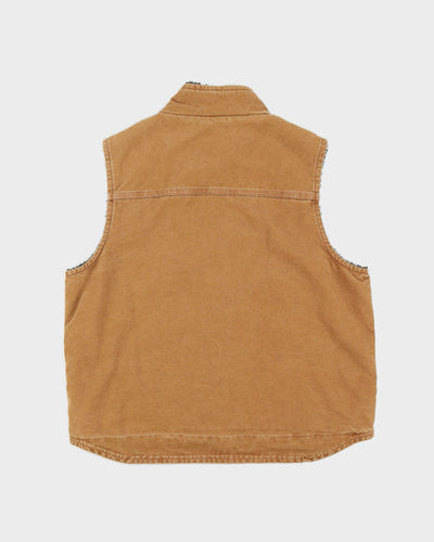 00s Carhart Beige Workwear Fleece Lined - L