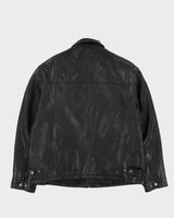 Vintage 90s Sawyear Of Napa Black Leather Jacket - L