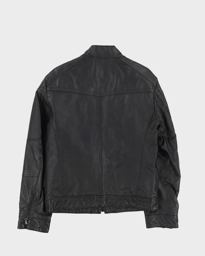 Danier Black Leather Jacket - S