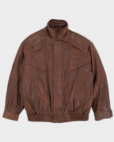 Boutique Of Leathers Canada Brown Leather Jacket - XL