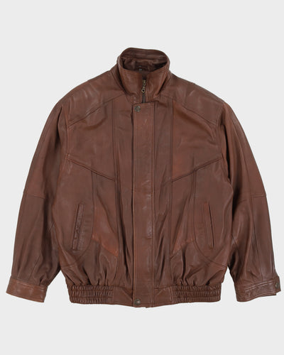 Boutique Of Leathers Canada Brown Leather Jacket - XL
