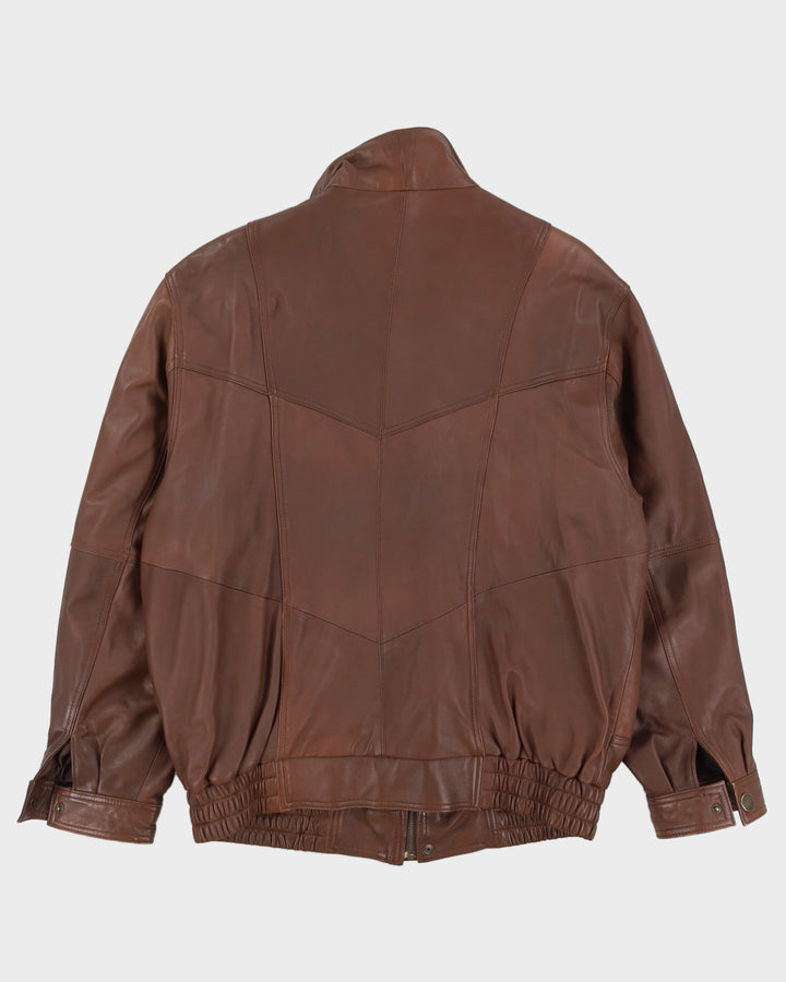 Boutique Of Leathers Canada Brown Leather Jacket - XL