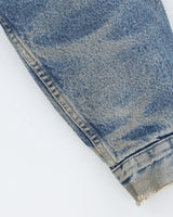 Vintage 80s Levi's Fleece Lined Blue Denim Jacket - L