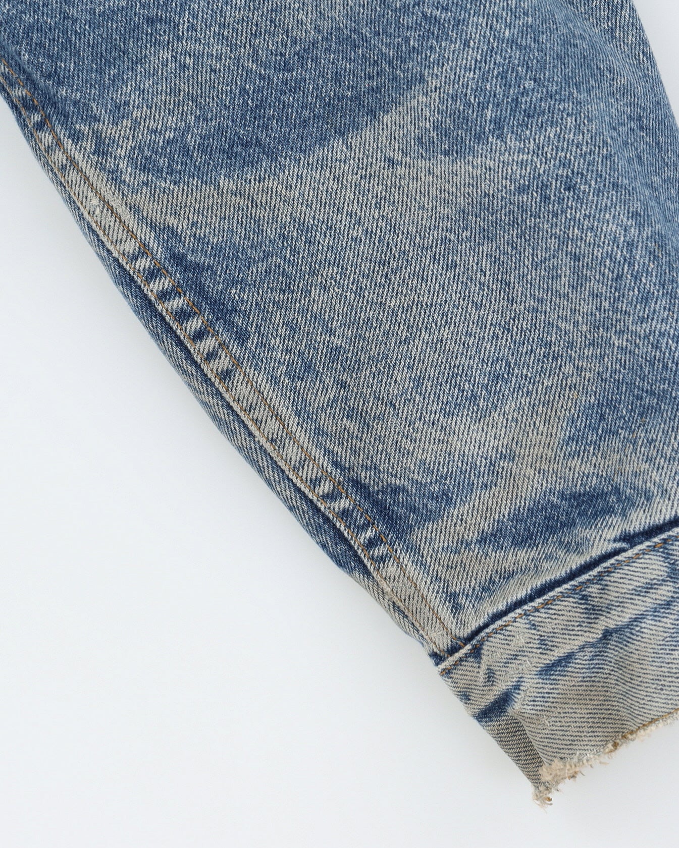 Vintage 80s Levi's Fleece Lined Blue Denim Jacket - L