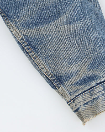 Vintage 80s Levi's Fleece Lined Blue Denim Jacket - L
