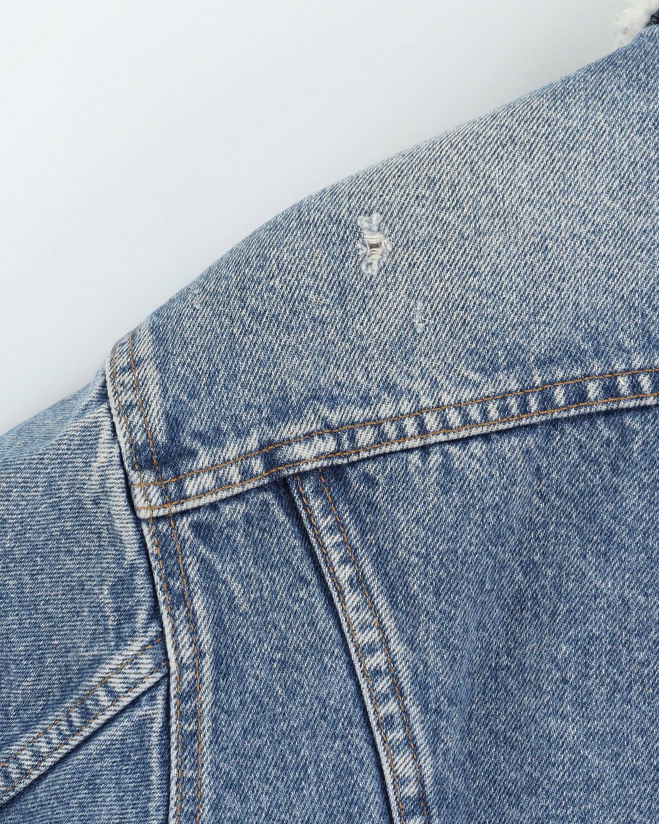 Vintage 80s Levi's Fleece Lined Blue Denim Jacket - L