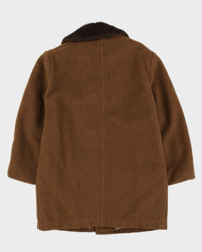 Vintage Pendleton 1970s Brown Wool Short Coat - M