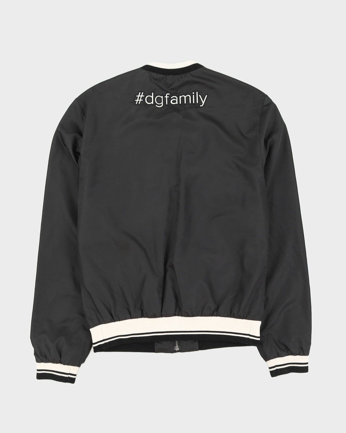 Dolce &amp; Gabbana Black Coach Bomber Jacket - S