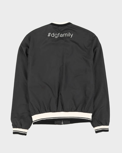 Dolce & Gabbana Black Coach Bomber Jacket - S