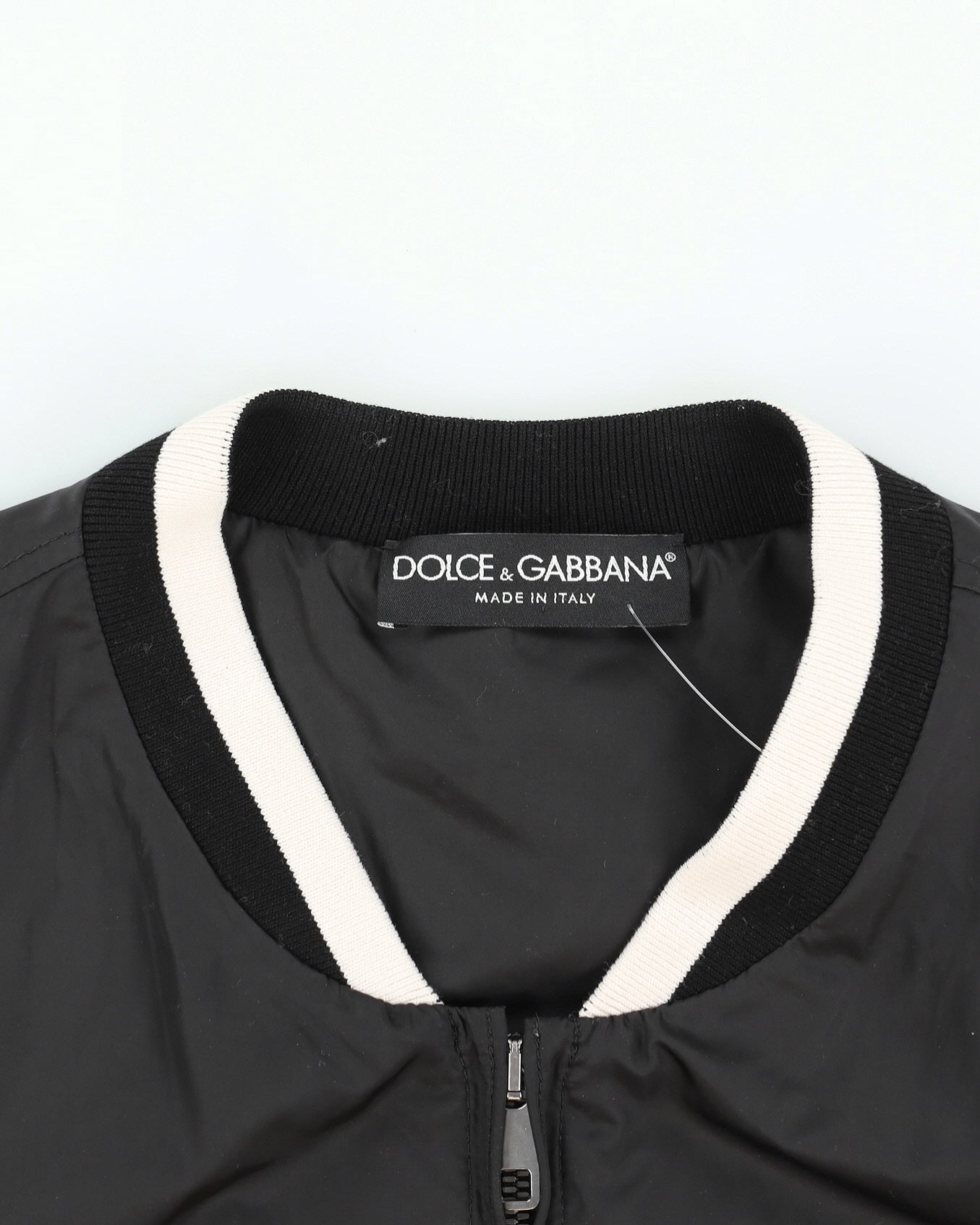 Dolce &amp; Gabbana Black Coach Bomber Jacket - S