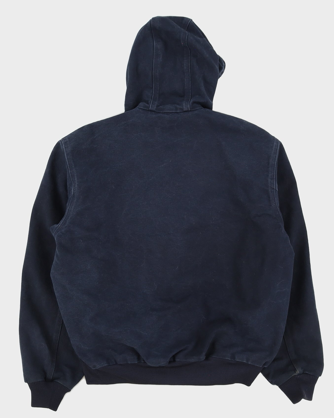 Carhartt Blue Workwear Hooded Fleece Lined Jacket - L