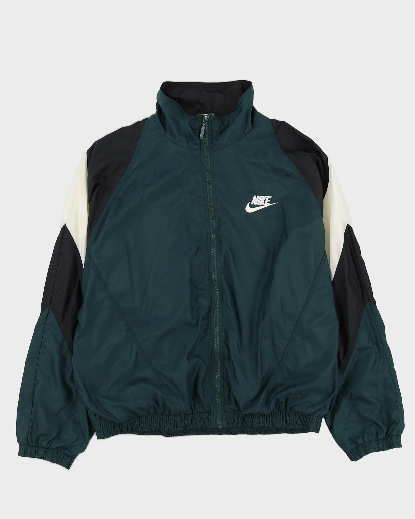 Vintage 90s Nike Green Track Jacket With Embroidery - L – Rokit