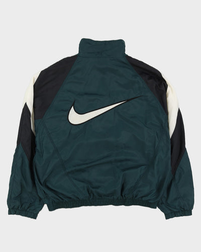 Vintage 90s Nike Green Track Jacket With Embroidery - L