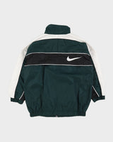 Vintage 90s Nike Green Track Jacket With Embroidery - S