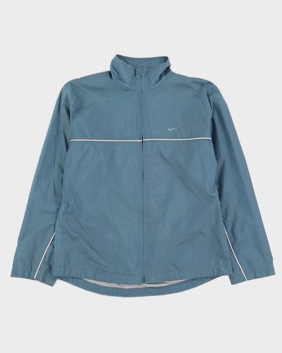 00s Y2K Nike Blue Track Jacket - S