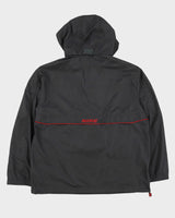 00s Y2K Nike Grey Track Jacket With Embroidery On The Back - M
