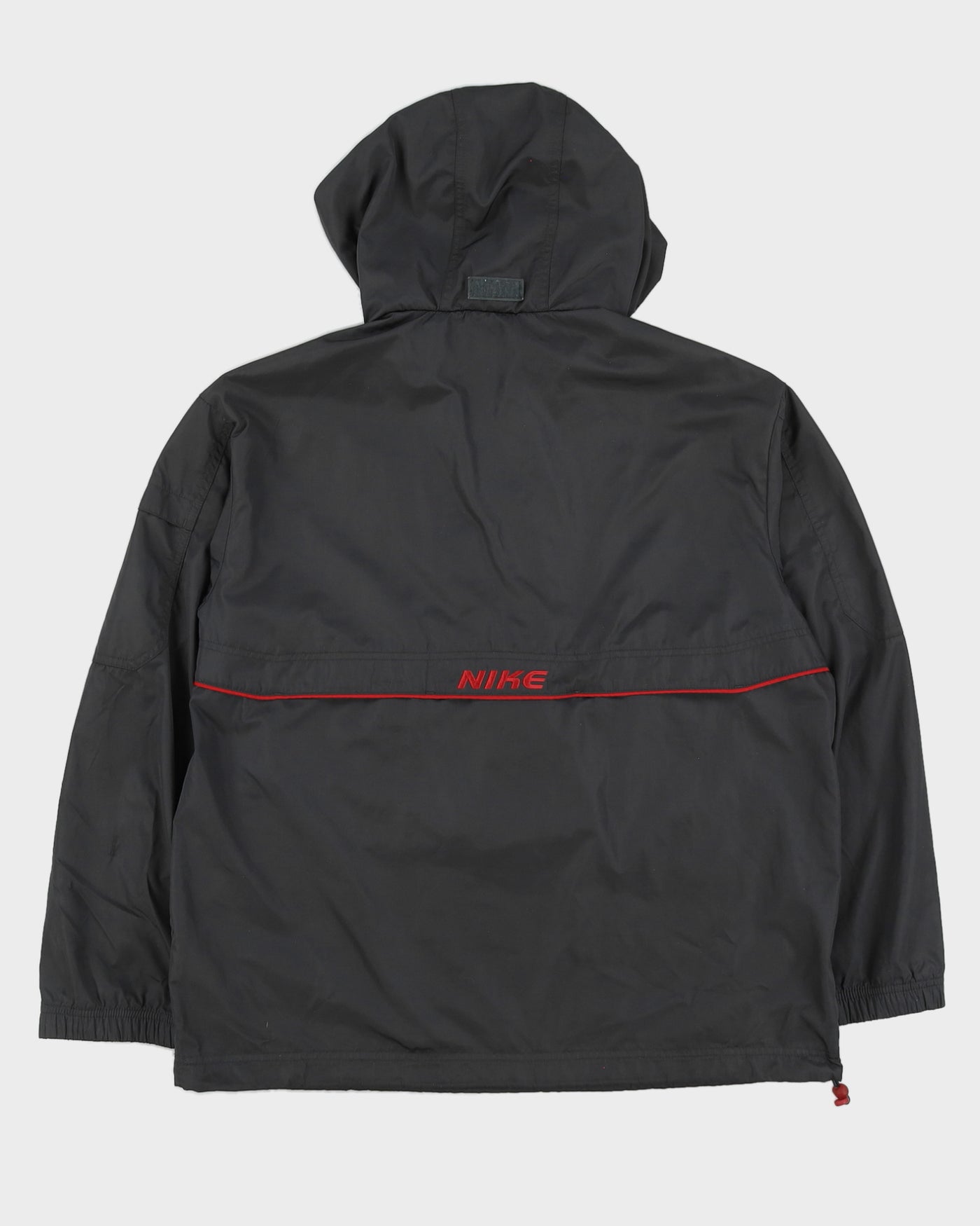 00s Y2K Nike Grey Track Jacket With Embroidery On The Back - M
