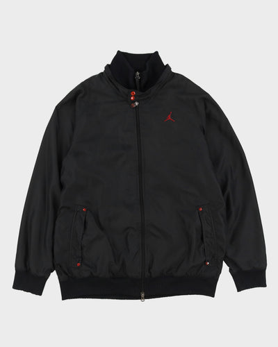 00s Y2K Jordan Black Harrington Jacket - M
