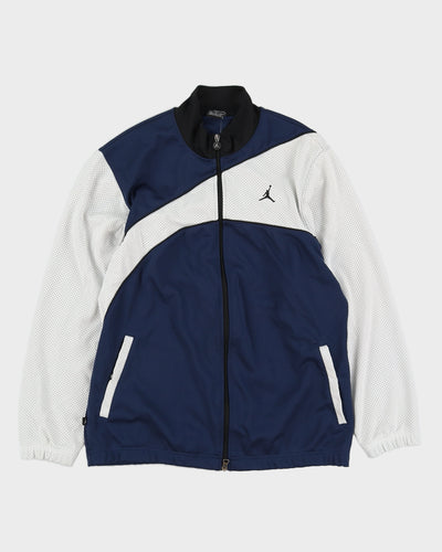 00s Y2K 85-05 20th Anniversary Blue Track Jacket - M