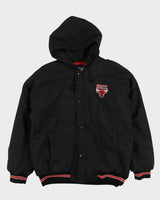 Vintage 90s Starter Chicago Bulls Black Jacket - L
