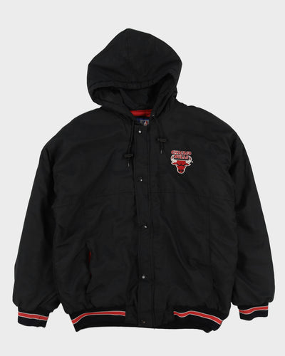 Vintage 90s Starter Chicago Bulls Black Jacket - L