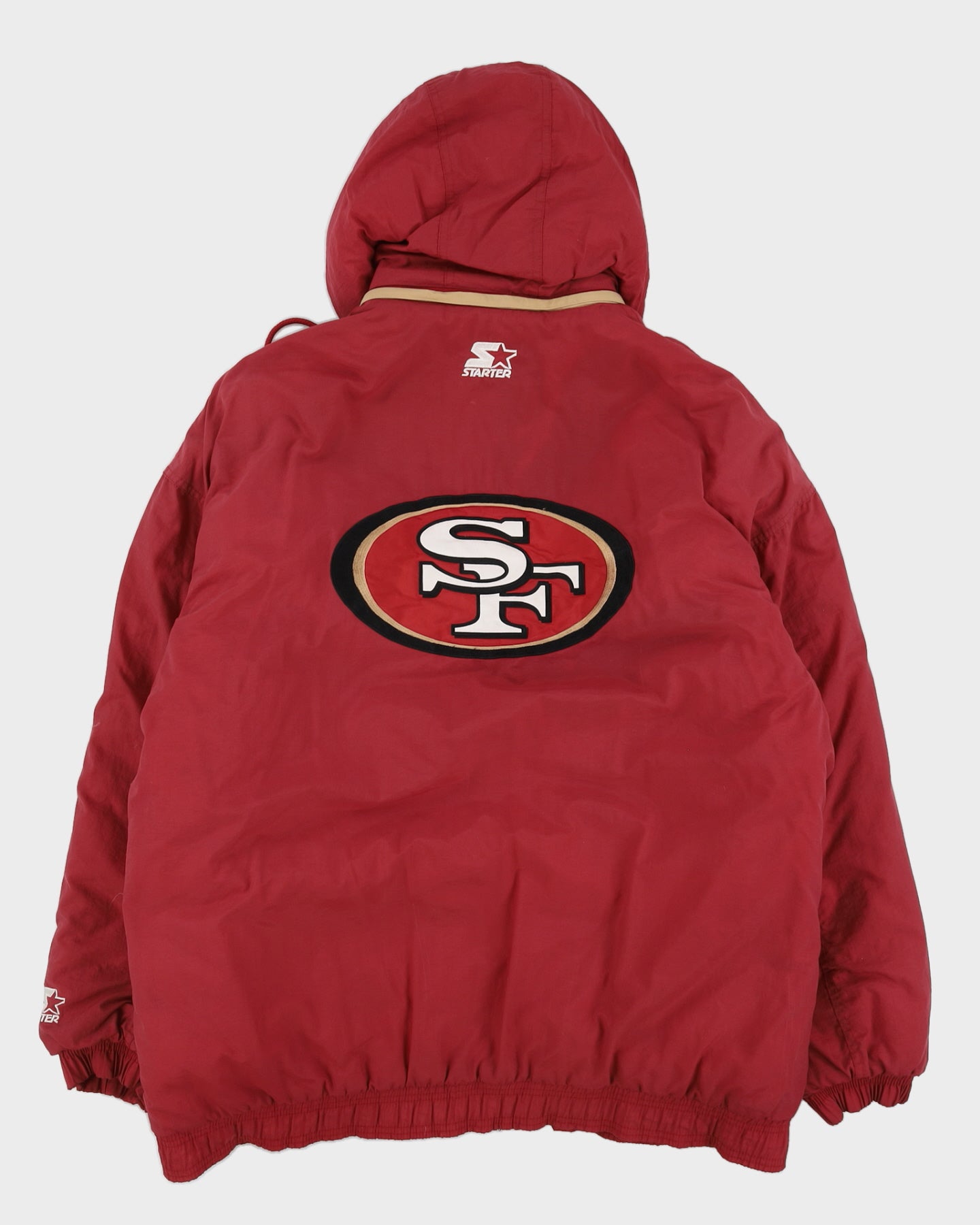00s Y2K Starter NFL San Francisco 49ERS Red Jacket - XL