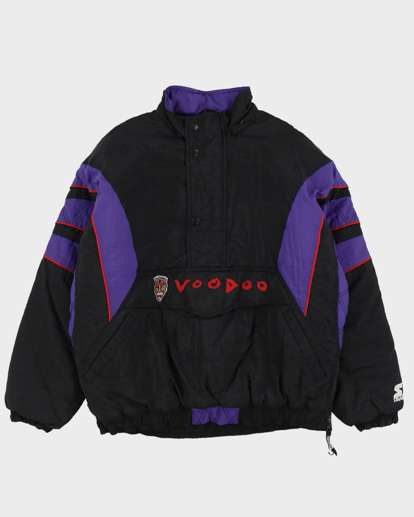 Vintage 90s Starter Rare Voodoo Vancouver Black Jacket - XL