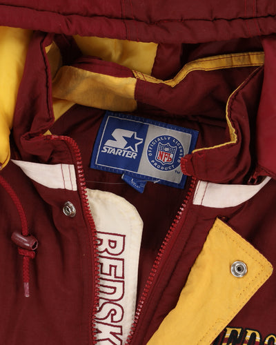 Vintage 90s Starter Redskins Washington Red Jacket - L