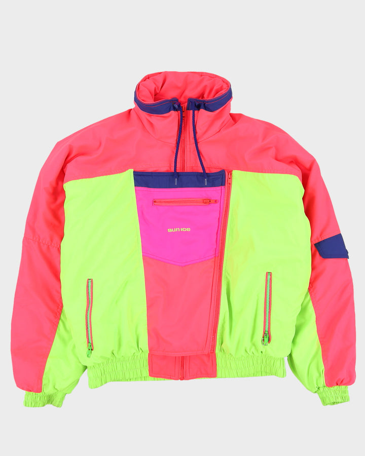 Vintage 90s Sun Ice Yellow Ski Jacket - M