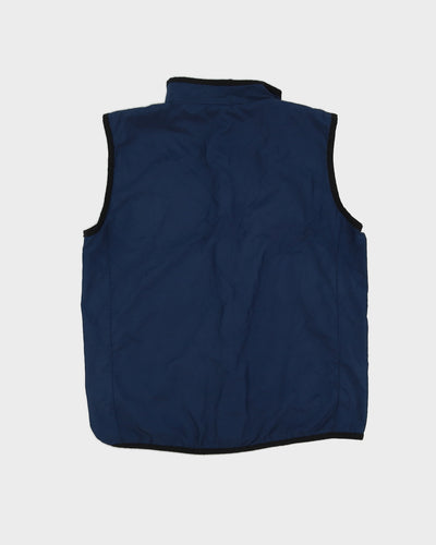 00s Y2K Nike Blue Gilet - M