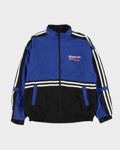 00s Snap-on Racing Blue Track Jacket Embroidery On The Back - L