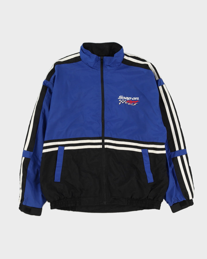 00s Snap-on Racing Blue Track Jacket Embroidery On The Back - L