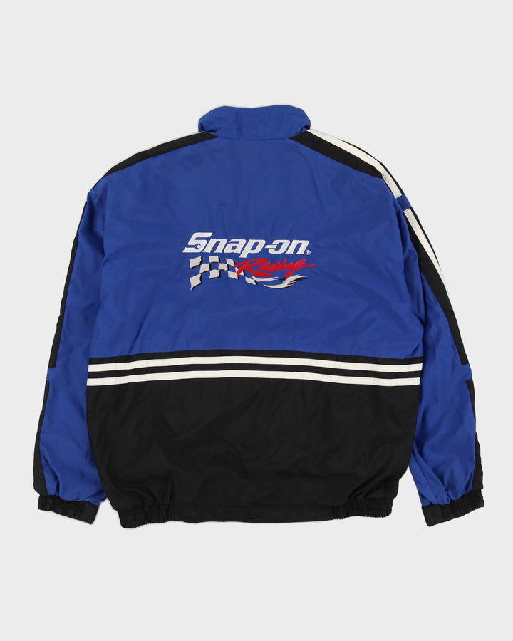 00s Snap-on Racing Blue Track Jacket Embroidery On The Back - L