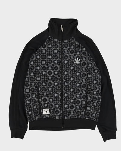 00s Adidas Originals Black Track Jacket With Graphic  - L