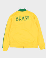 2013-14 International Team Brazil Yellow Track Jacket - L