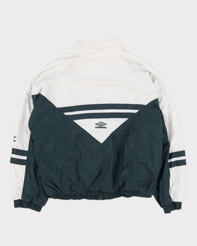 Vintage 90s Umbro White Track Jacket - M