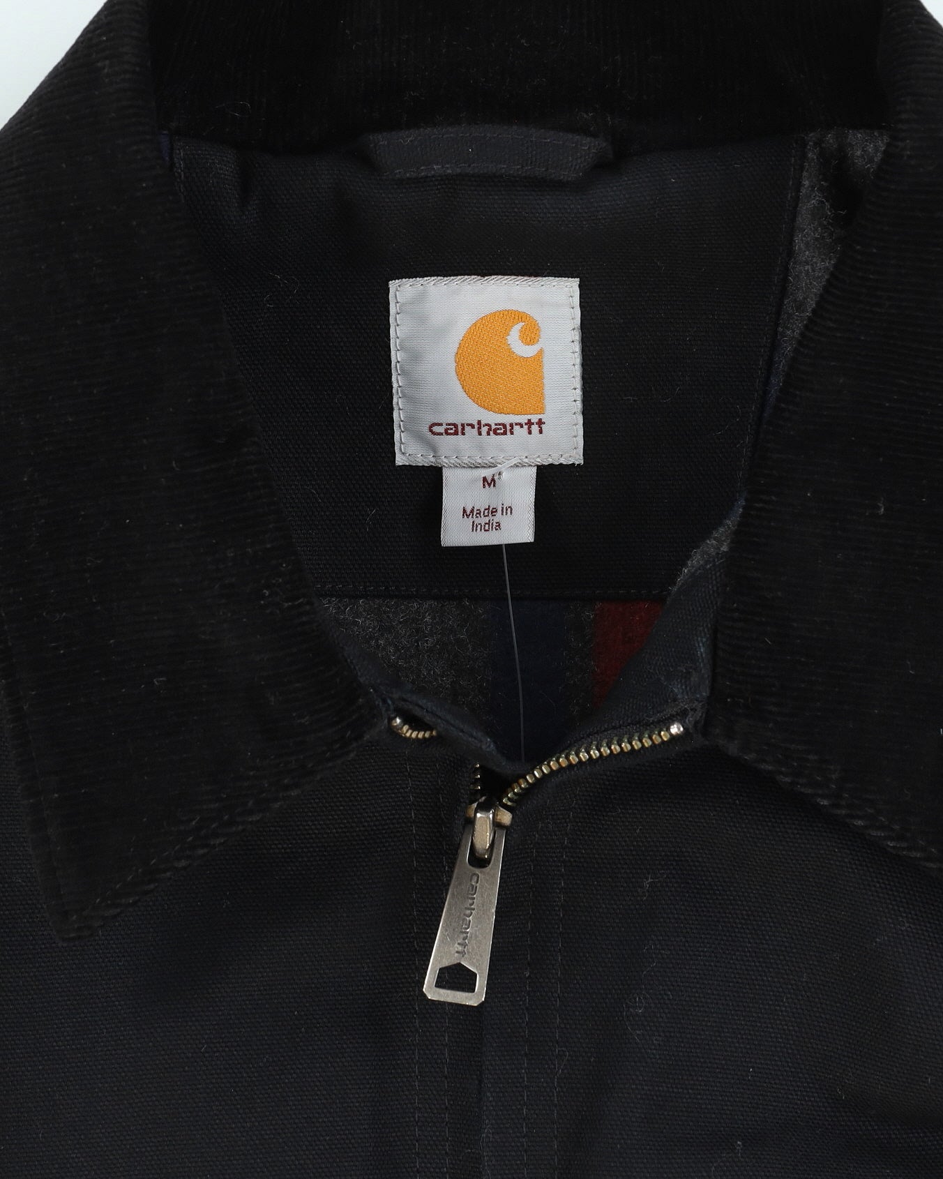Carhartt Black Workwear Fleece Lined Jacket - M