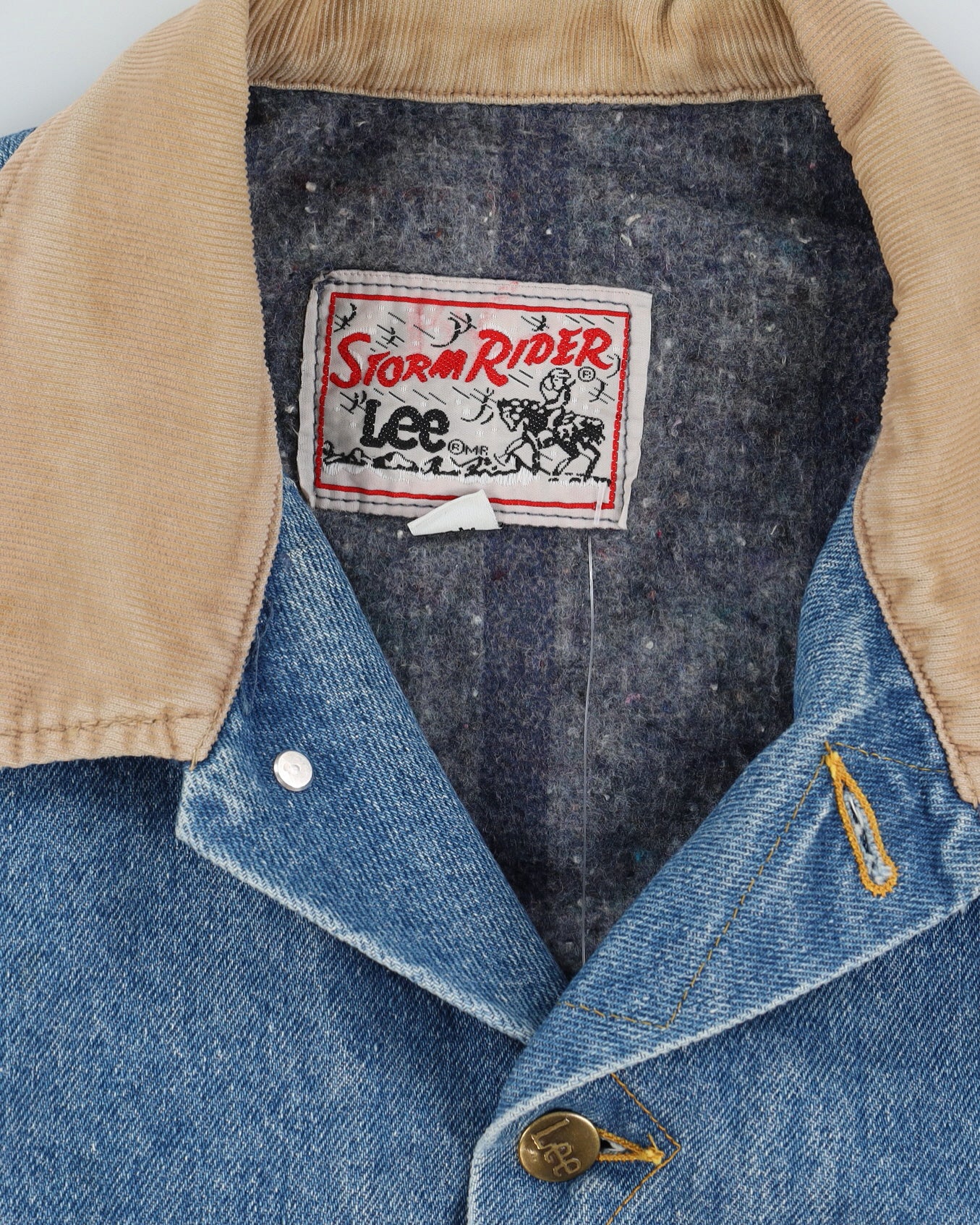 Vintage 90s Storm Rider Lee Blue  Denim Jacket - M