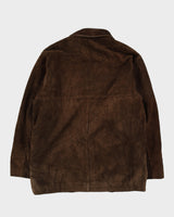 Brown Suede Jacket - L