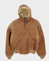 Vintage 80s Carhartt 1989 Beige Workwear Jacket - M