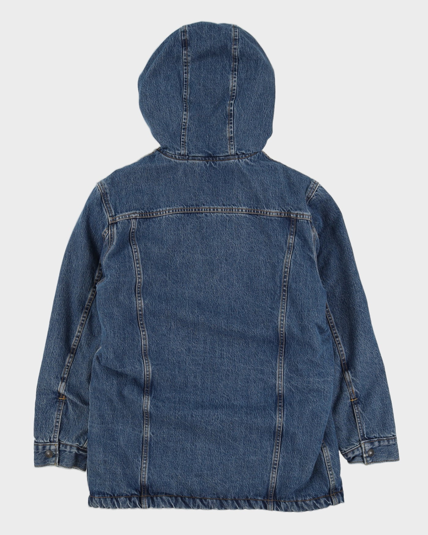 Levi's Big E Repro Fleece Lined Hooded Denim Jacket - M
