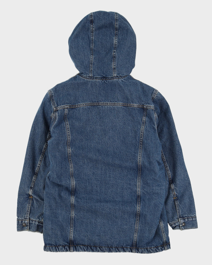 Levi's Big E Repro Fleece Lined Hooded Denim Jacket - M
