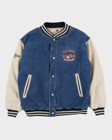 00s Disney Winnie The Pooh "Eeyore" Denim Bomber Jacket - M