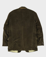 Hugo Boss Green Velvet Blazer Jacket - M