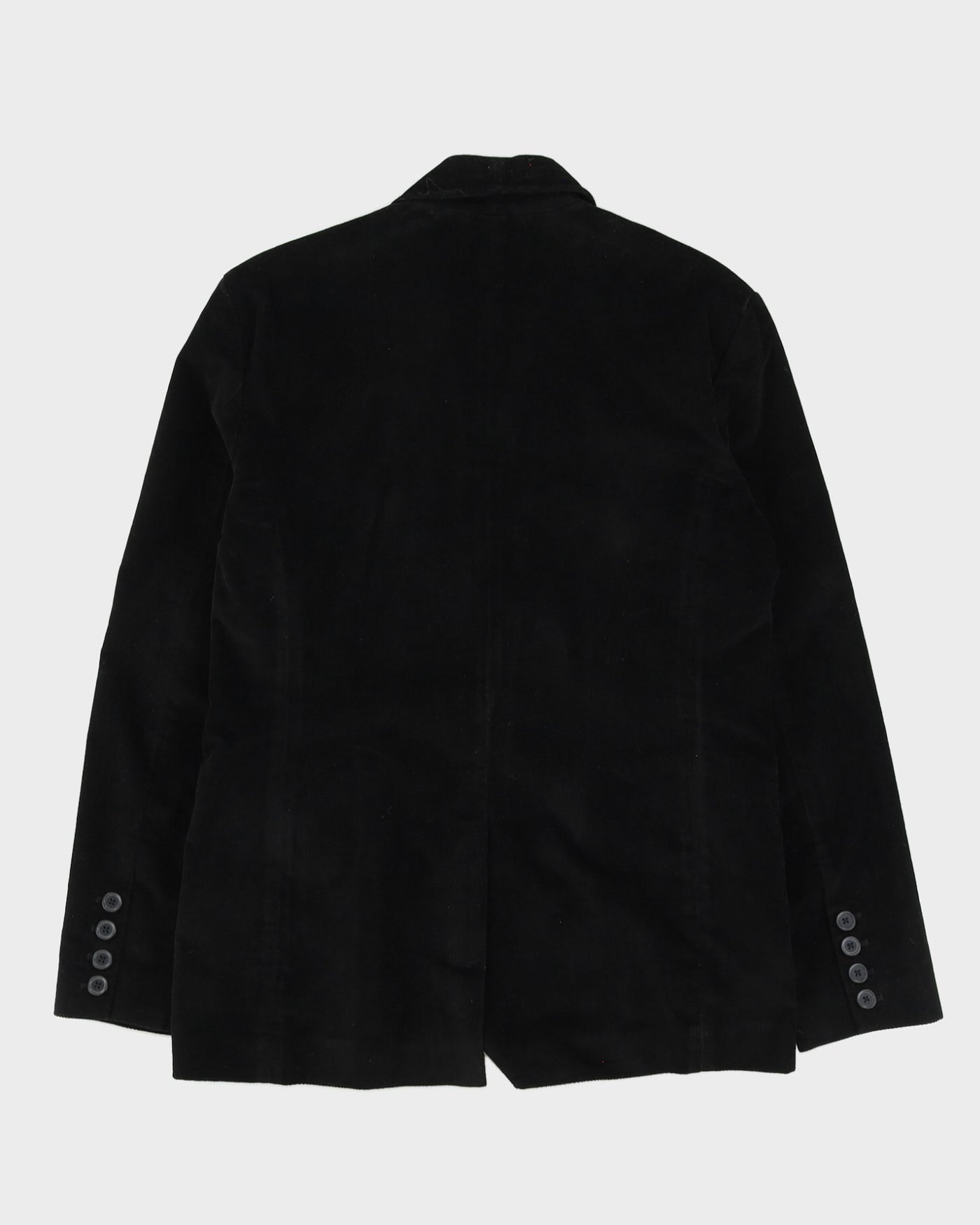 Guess Black Velvet Cord Blazer Jacket - L